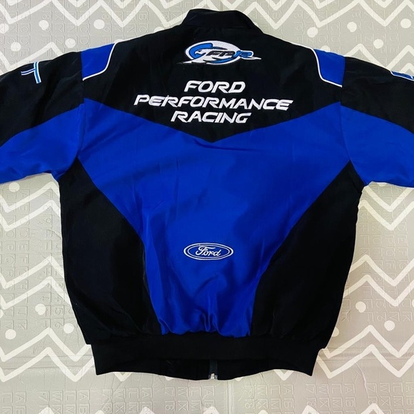 Vintage retro ford formula 1 nascar embroidered racing graphic jacket - Picture 7 of 10